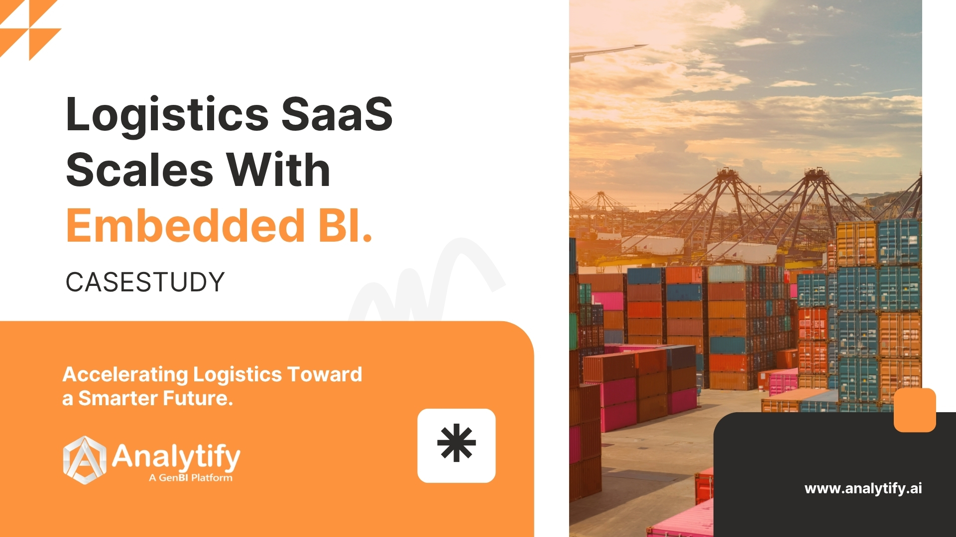 logistics saas embedded bi case study